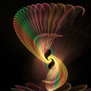 imagen abstracta abanico de colores